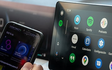 SUV Ambacar H6 tercera generación radio con carplay y android auto